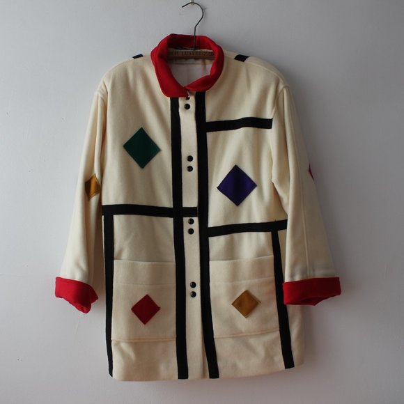 Vintage International Scene Funky Wool Coat - Picture 2 of 15